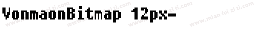 VonmaonBitmap 12px字体转换